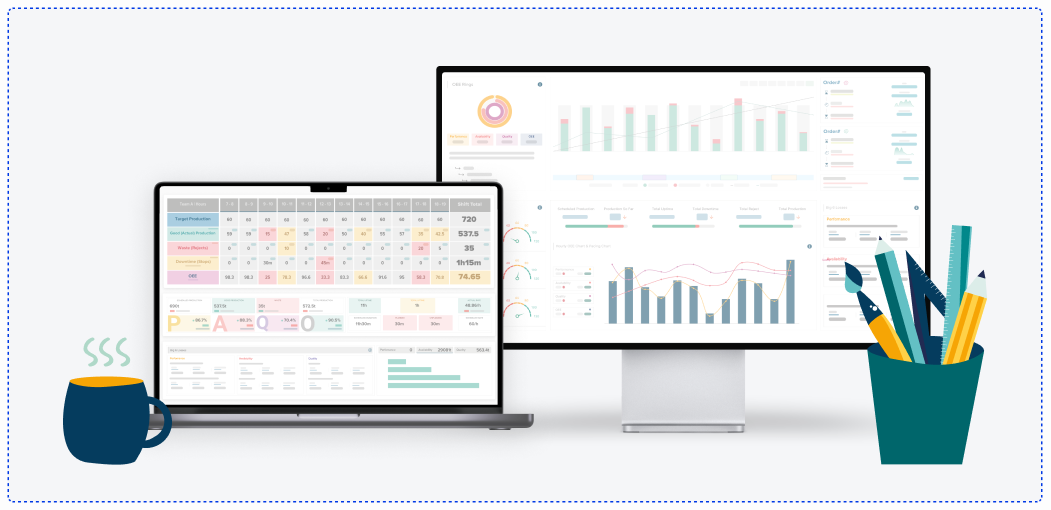 A modern device running Industry 4.0 Digital Manufacturing Solution