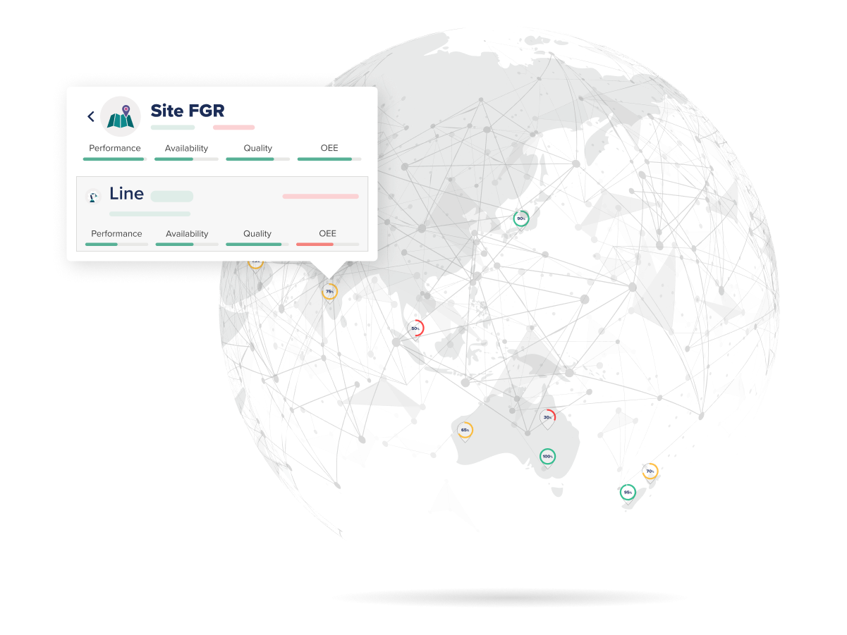 A map to remotely monitor site