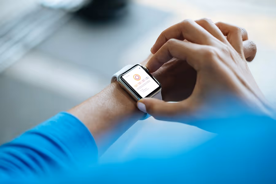 Smart watch app to check jobs updates
